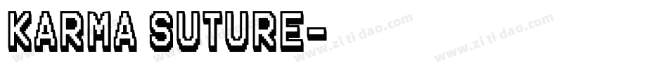 KARMA SUTURE字体转换